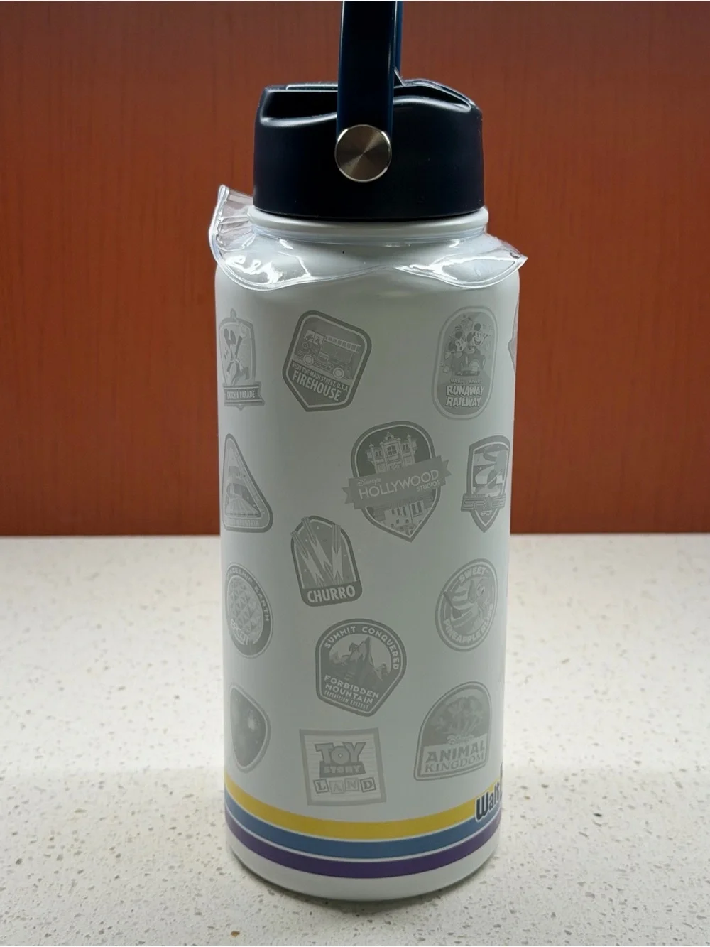 NEW 2026 DISNEY WORLD DISCOVER THE MAGIC PARK ICONS 1 LITER TUMBLER / STICKERS
